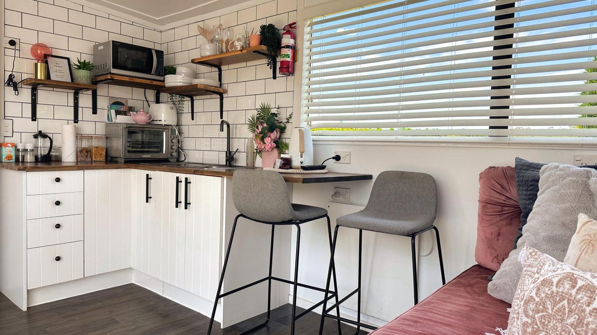 Rustling Oaks Nz Tropical Tiny House Vila Tamahere Exterior foto